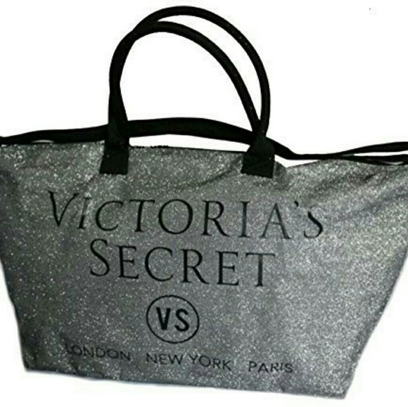 Victoria's Secret Handbags - Victoria's Secret glitter duffel weekender bag